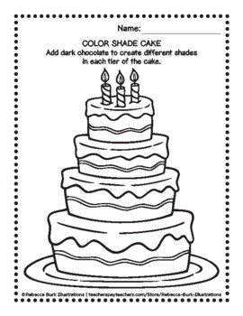 Free Printable How to draw Cake Worksheet - kiddoworksheets