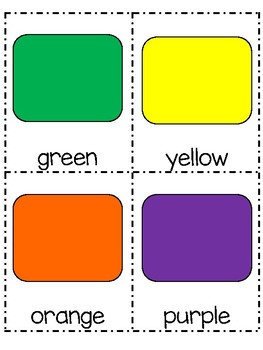 Color, Shape, Numbers Flashcards by PPCDwithMrsPatterson | TpT