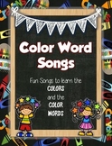 Color Song Posters: Letter Naming Practice