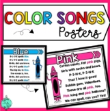 Color Songs Poems Posters