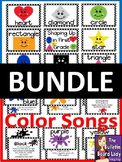 Color Songs and Shapes Bulletin Board Kits BUNDLE