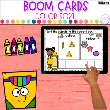 Preview of Boom Cards™ Color Sort | Digital Learning