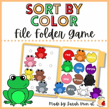 Frog Friends beginning blends literacy Centers File Folder Games 1-4 grades 