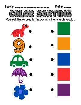Color Sorting by Denise Newton | TPT