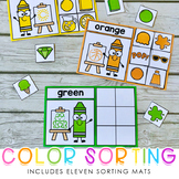 Color Sorting Activity Mats / Task Cards