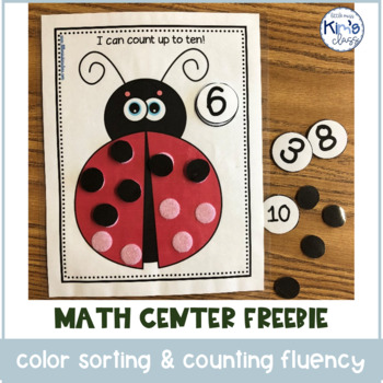 Preview of Color Sorting, Counting and Number Math Centers/ Independent Work