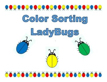 Preview of Color Sorting Ladybugs