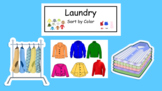 Color Sorting Laundry - Life Skills Task Folder