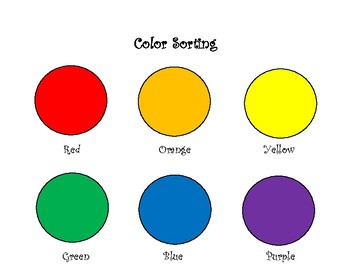 Color Sorting Mat by FrogsReggioandTinyHumans | TPT