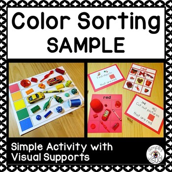 Preview of Color Sorting Mats SAMPLE