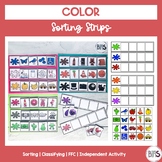 Color Sorting Strips | Sorting Activity | Basic Color Cate