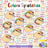 Color Splotches Palette for Kindergarten ESL
