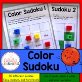 Color Sudoku Math Center Station Strategy Critical Thinkin