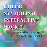 Color Symbolism Packet - Coloring Book and Activities