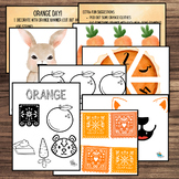 Color Themed Day - Orange with Transparent png Files