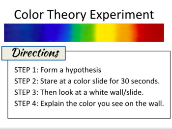 Preview of Color Theory Experiment (PowerPoint)
