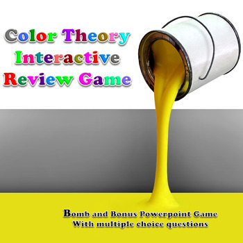Preview of Color Theory Interactive Powerpoint Review Game.