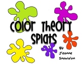 Color Theory Presentation/ Posters with Paint Splats