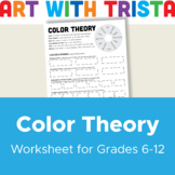 Color Theory Art Worksheet