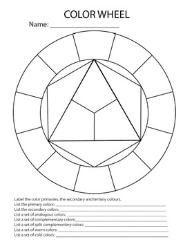 Download Color Theory Worksheets by Katherine Yamashita | TpT