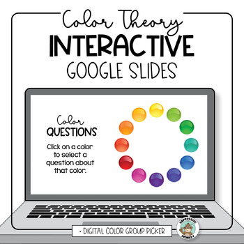 Preview of Color Theory and Color Mixing • Interactive Google Slides Activity