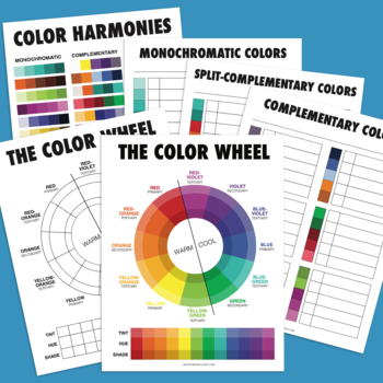 Color Theory for Beginners (E-Book, Worksheets & Video Presentation)