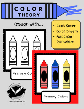 Preview of Color Theory for Early Elementary Handouts with a bonus digital activity!