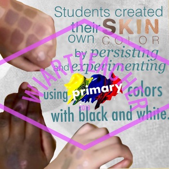 Preview of Color Theory for Skin Color poster pack