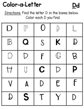 Color & Trace a Letter - Letter Identification Activities by Engaged in ELA