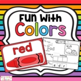 Color Unit Kindergarten,  Posters, Pocket Chart Activity, 