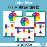 Color Wheel & Color Mixing Guide Great for Art Students an