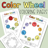 Color Wheel Coloring Sheets! Primary, Secondary, & Tertiar
