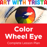 Color Wheel Painting Art Lesson - Includes Practice Worksheet