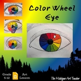 Color Wheel Eye Painting Activity - Color Theory Lesson - 