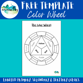 Preview of FREE Color Wheel & Color Mixing Template