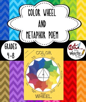 Preview of Color Wheel Art and Metaphor Poem