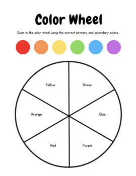 Color Wheel with Keith Haring Lesson Plan & Google Slideshow by Ms Decorah