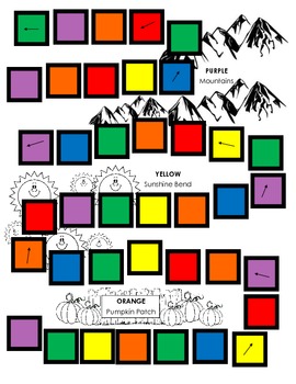Color Word Board Game by Beavertales  Teachers Pay Teachers