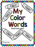 Color Word Booklet