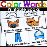 Color Word Practice Books Sight Words Readers