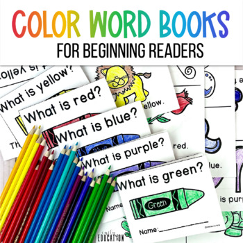 Preview of Color Word Books: Emergent Readers for Teaching Color Words