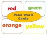 Color Word Cards