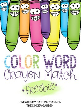 Color word crayons