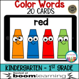 Color Word Crayons Boom Cards