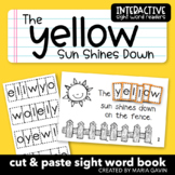 Color Word Emergent Reader for Sight Word YELLOW: "The Yel
