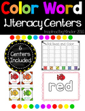 Color Word Literacy Centers