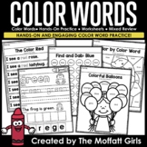Color Word NO PREP Packet