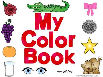 Preview of My Color Word Book (a book that introduces or reviews all color words)