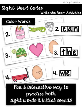 Write the Room Monster Color Words Activity  Writing center kindergarten,  Color word activities, Kindergarten writing