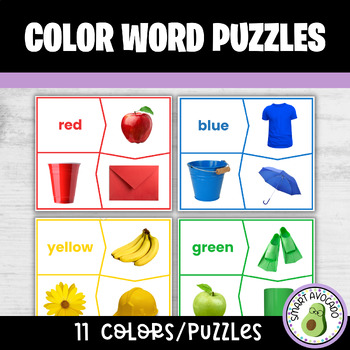 Preview of Color Word Puzzles for Color Recognition/ identification {Game / Activity}
